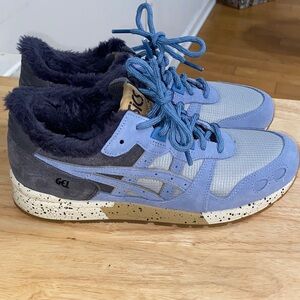 Asics Men Blue and Black Sneakers